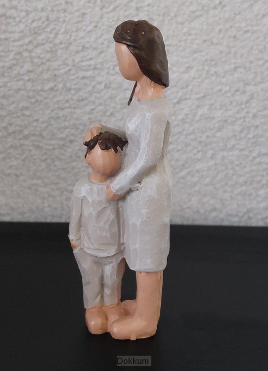 moeder en zoon