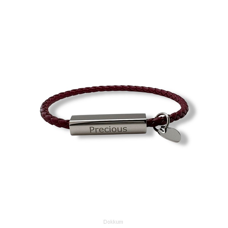 Armband Precious  Bordeaux  16 cm