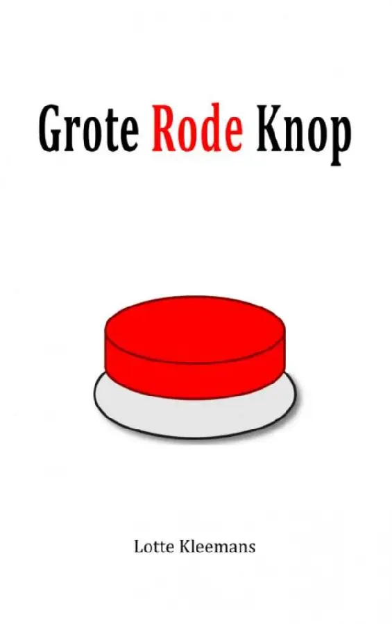 Grote rode knop