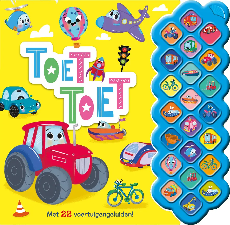 Toet toet - geluidenboek 22 geluiden
