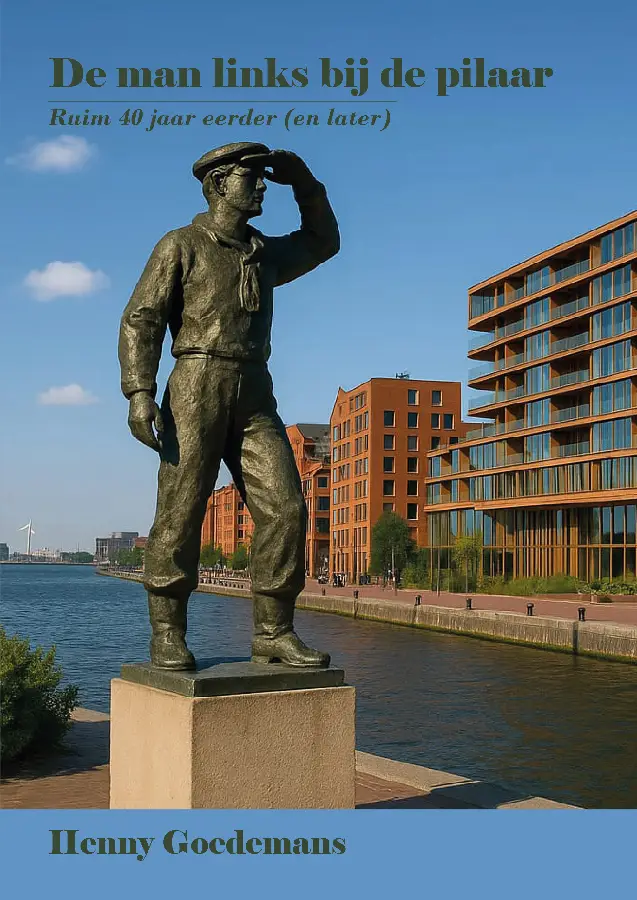 De man links bij de pilaar