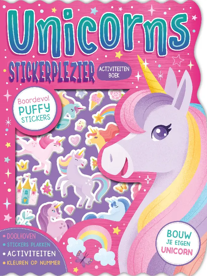 Stickerplezier activiteitenboek Unicorns