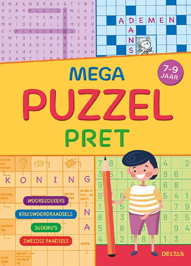 Mega puzzelpret / 7-9 jaar