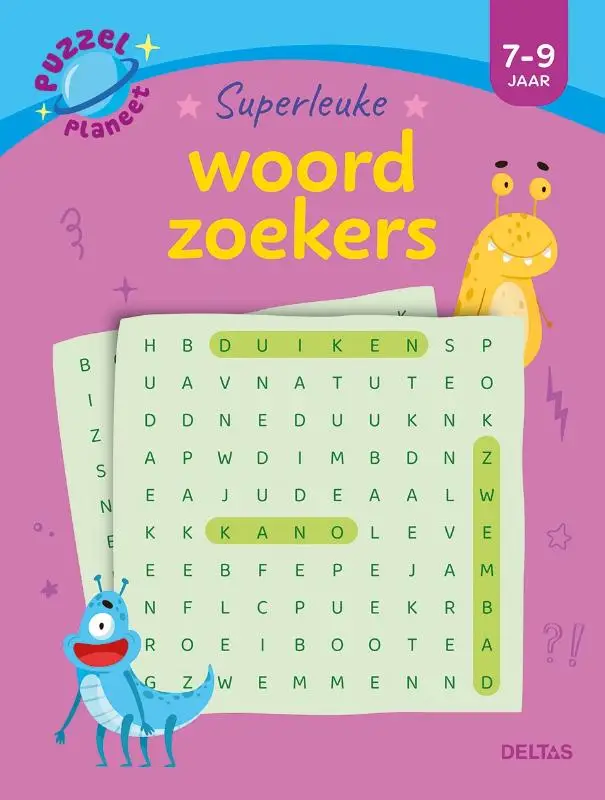 Puzzelplaneet - Superleuke woordzoekers / 7-9 jaar