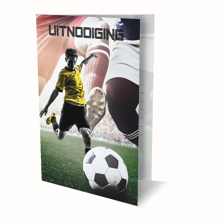 UITNODIGINGEN PK 886 VOETBAL / 6X3.95  - FSC MIX CREDIT