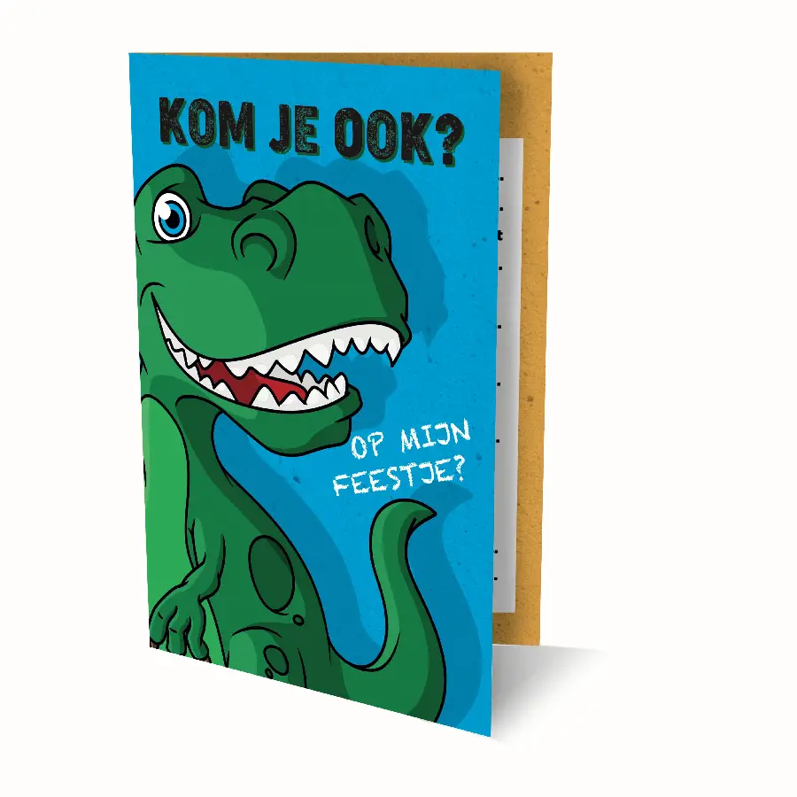UITNODIGINGEN DINOSAURUS PK 894 / 6X3,95 - FSC MIX CREDIT