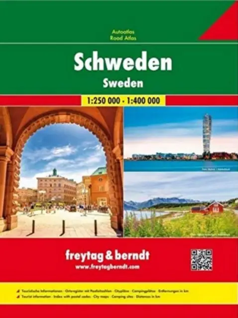 Schweden - Autoatlas 1:250.000/1:400.000