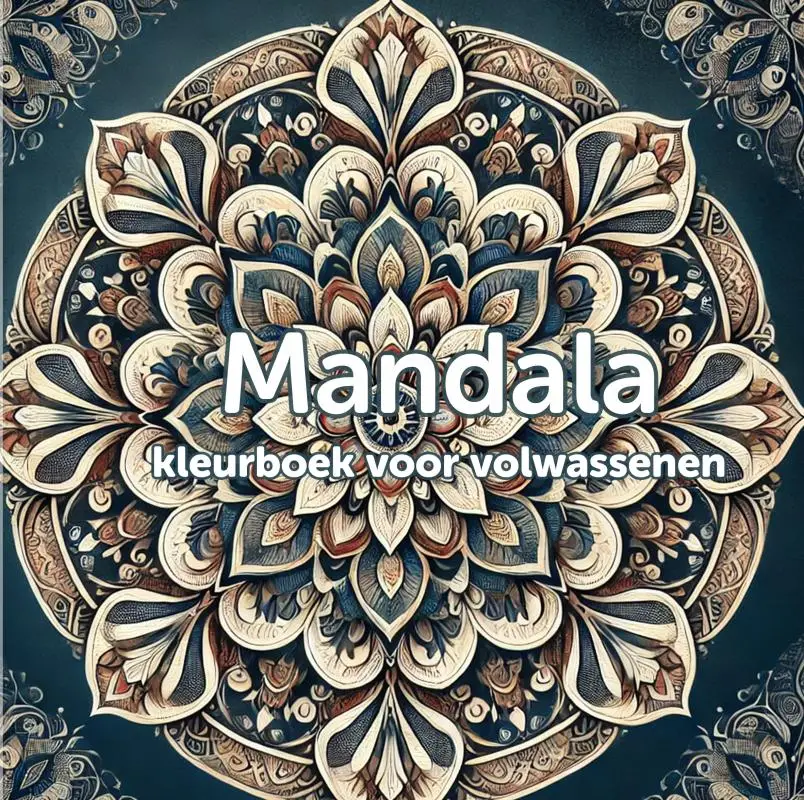 Mandala kleurboek voor volwassenen (hardcover)