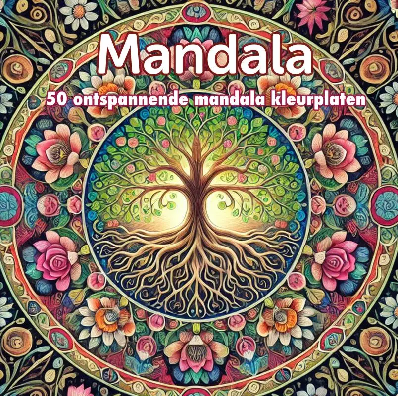 Mandala Kleurboek voor volwassenen (hardcover)