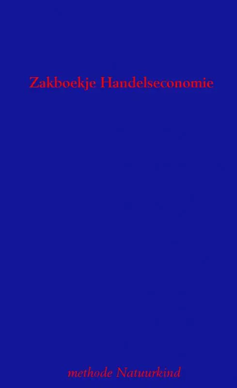 Zakboekje Handelseconomie