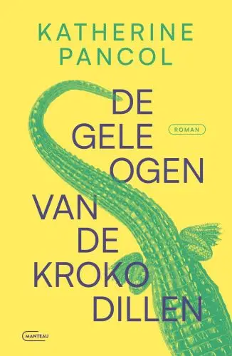 De gele ogen van de krokodillen