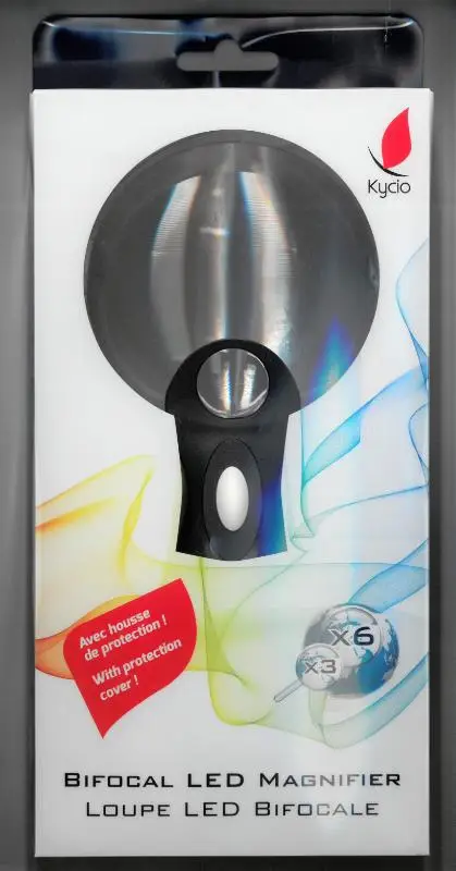 Led Bifocal magnifier x3 en x6 kycio