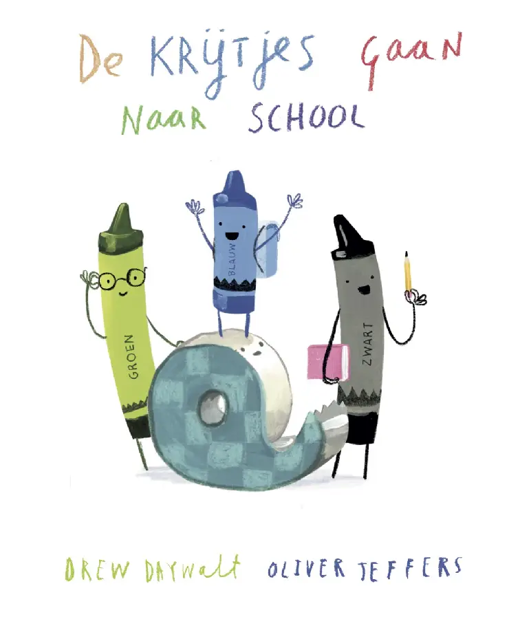 De krijtjes gaan naar school