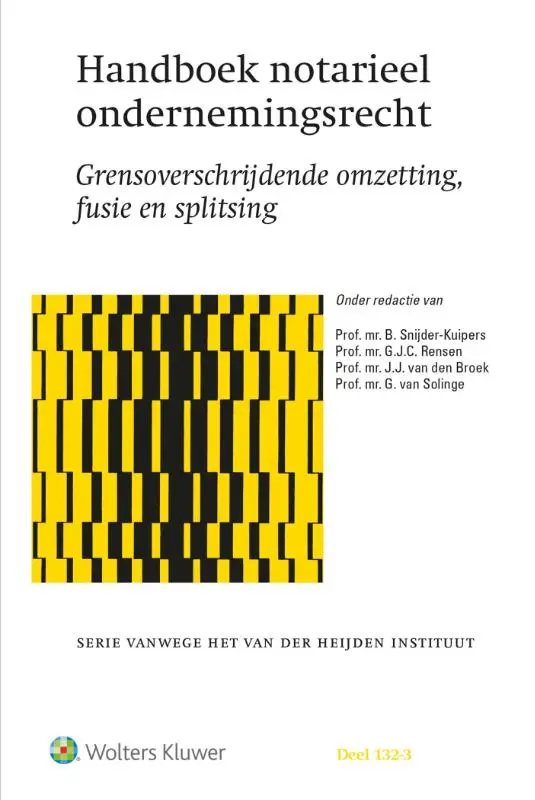 Handboek notarieel ondernemingsrecht