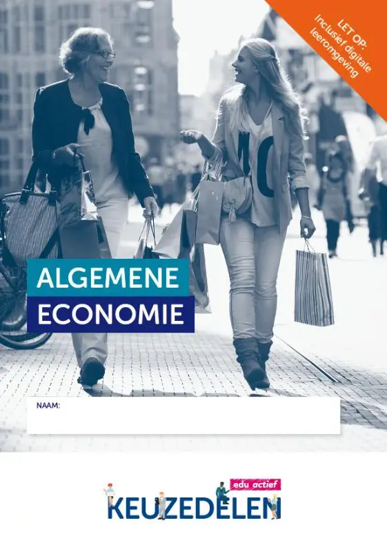 Keuzedeel Algemene economie folio 19/20