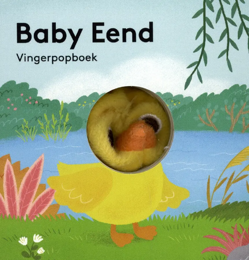 Vingerpopboekjes Baby boerderijdieren - Baby Eend - los