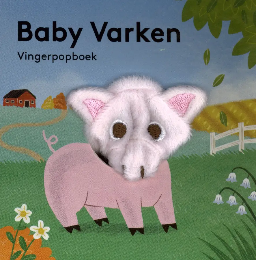 Vingerpopboekjes Baby boerderijdieren - Baby Varken - los