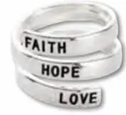 Ring Faith, Hope , Love