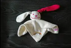 God zorgt tutdoek Fuchsia