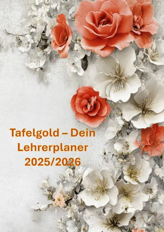 Tafelgold - Dein Lehrerplaner 2025/2026(Auch eine wundervolle Idee als Abschiedsgeschenk für Lehrer:innen.)
