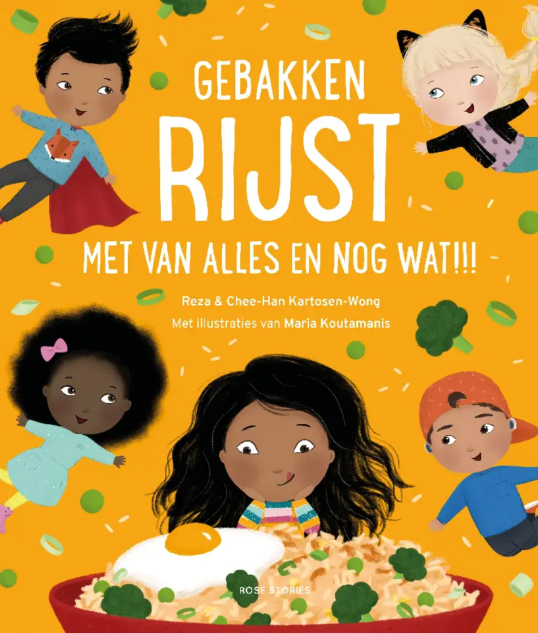 Gebakken rijst met van alles en nog wat