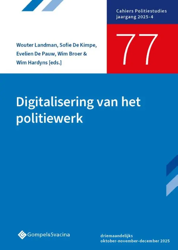 Digitalisering van het politiewerk