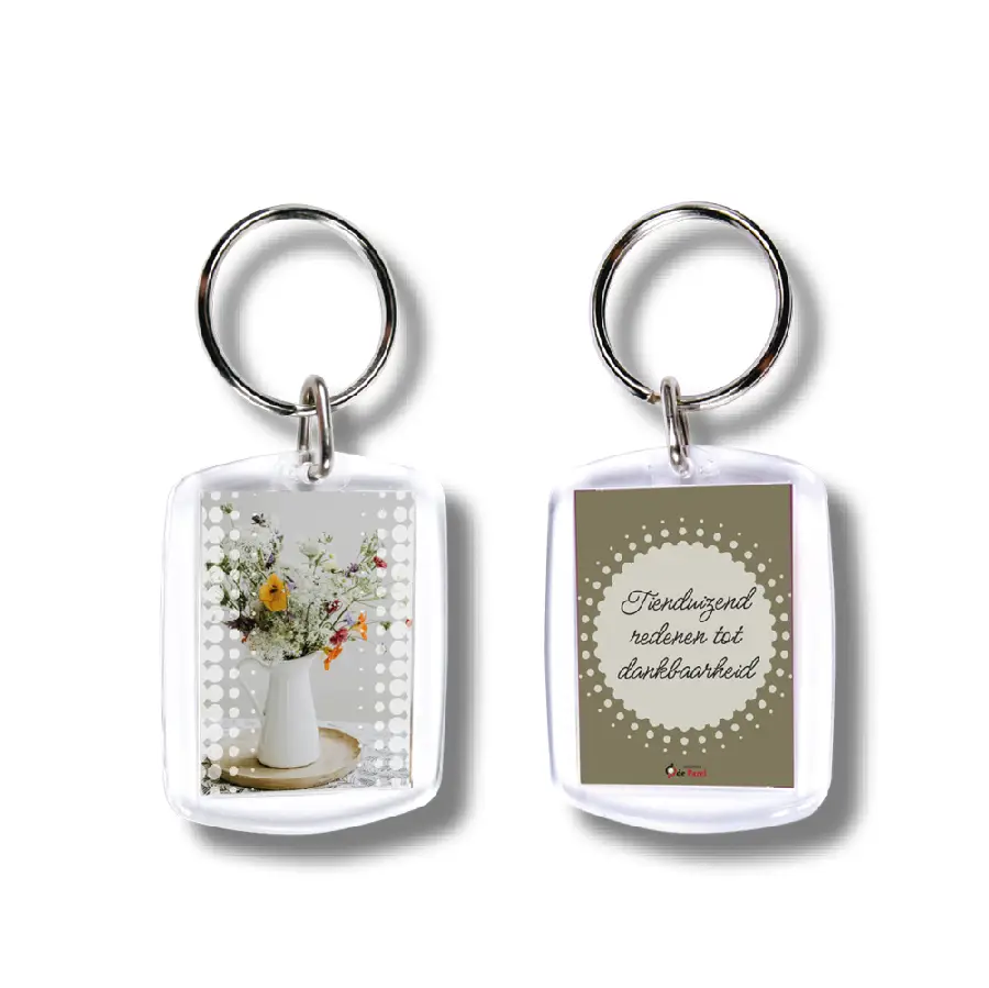 Sleutelhanger tienduizend redenen tot da