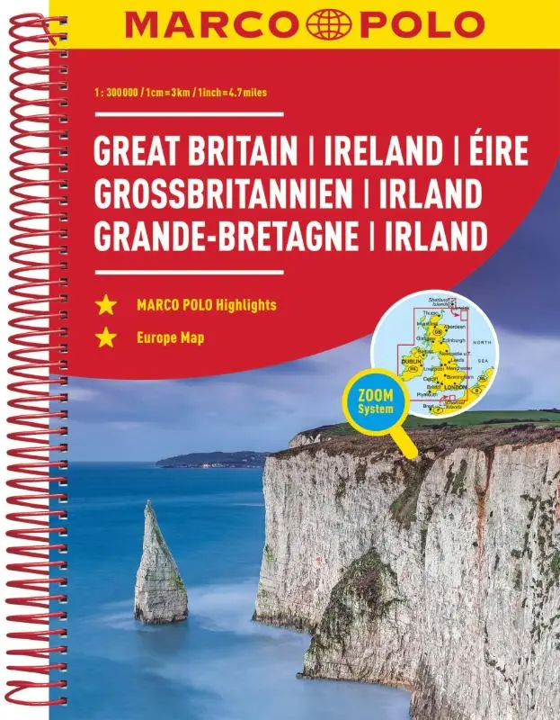 MARCO POLO Reiseatlas Großbritannien, Irland 300 000