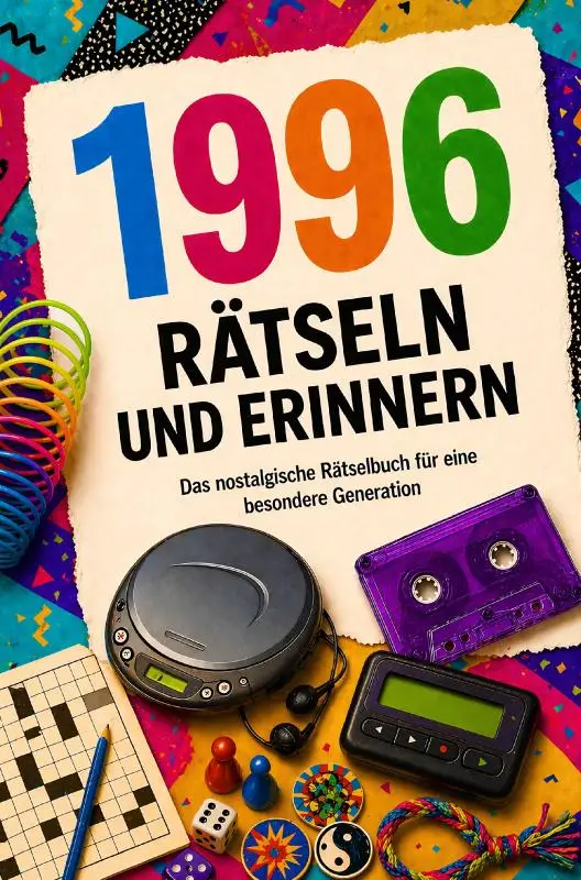 1996 - Rätseln und Erinnern : Das nostalgische Rätselbuch für eine besondere Generation I Das ideale Geschenk zum 30. Geburtstag