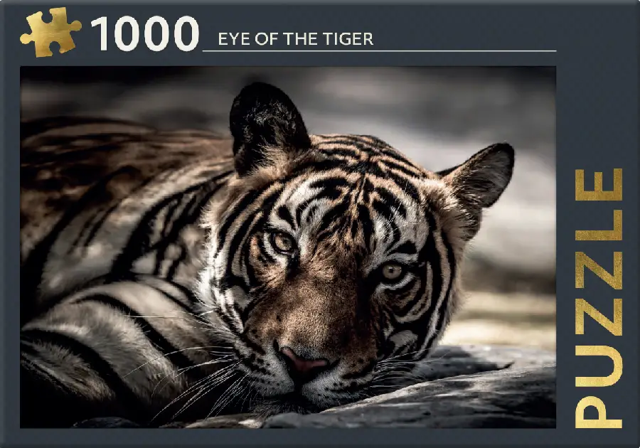 Eye of the tiger  - puzzel 1000 stukjes