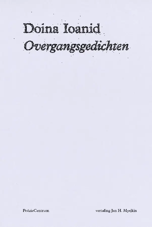 Overgangsgedichten