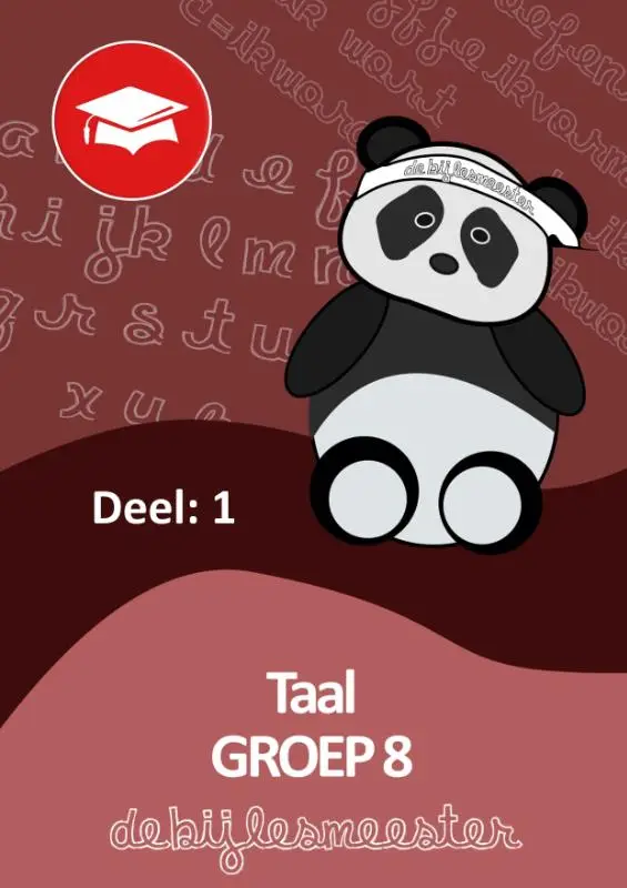 Taal / deel 1 groep 8