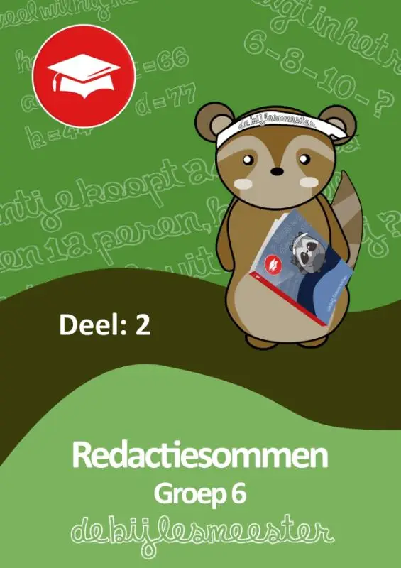 Redactiesommen / deel 2 groep 6