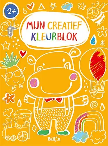 Mijn creatief kleurblok oranje  2+