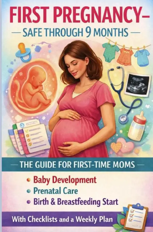 FIRST PREGNANCY - SAFE THROUGH 9 MONTHS: THE GUIDE FOR FIRST-TIME MOMS Baby Development, Prenatal Care, Birth & Breastfeeding Start