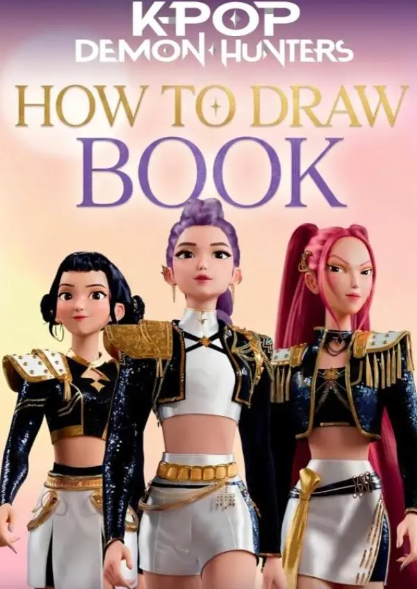 KPop Demon Hunters How to Draw Book