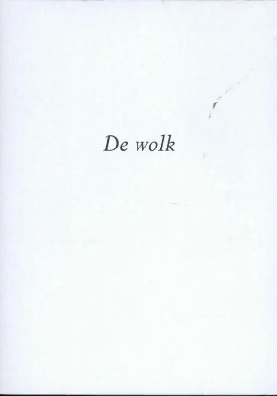 De wolk