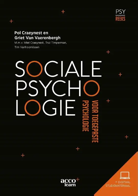 Sociale Psychologie voor Toegepaste Psychologie