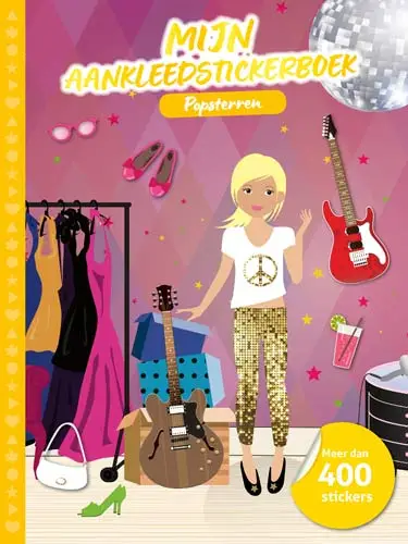 Mijn aankleedstickerboek: Popsterren