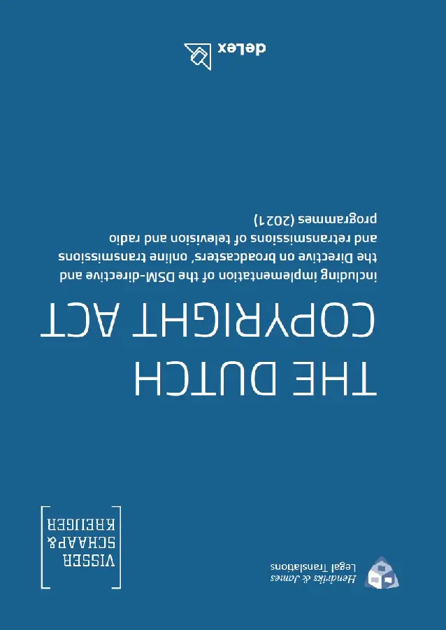 Auteurswet / The Dutch Copyright Act