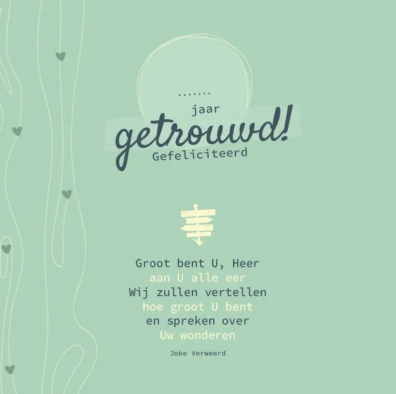 Wenskaart Hartelijk Gefeliciteerd