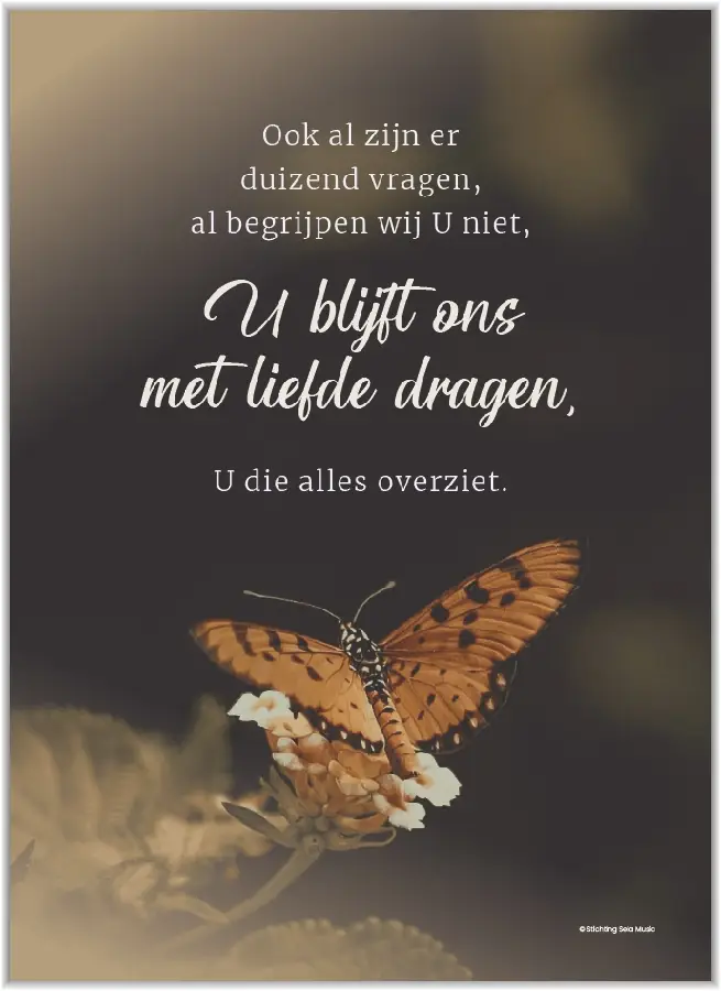 Poster A3 Ook zal zijn er duizend vragen