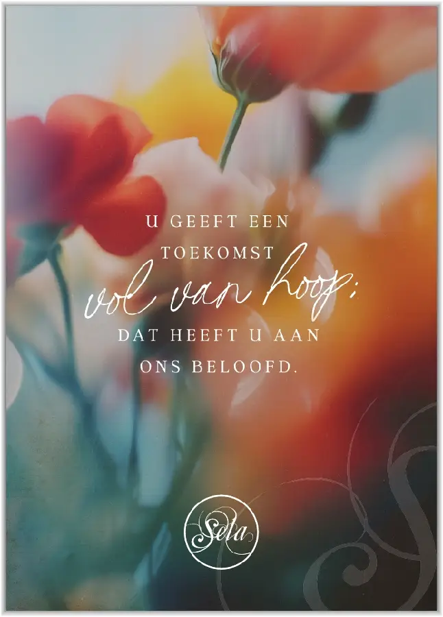 Poster A3 Toekomst vol van hoop