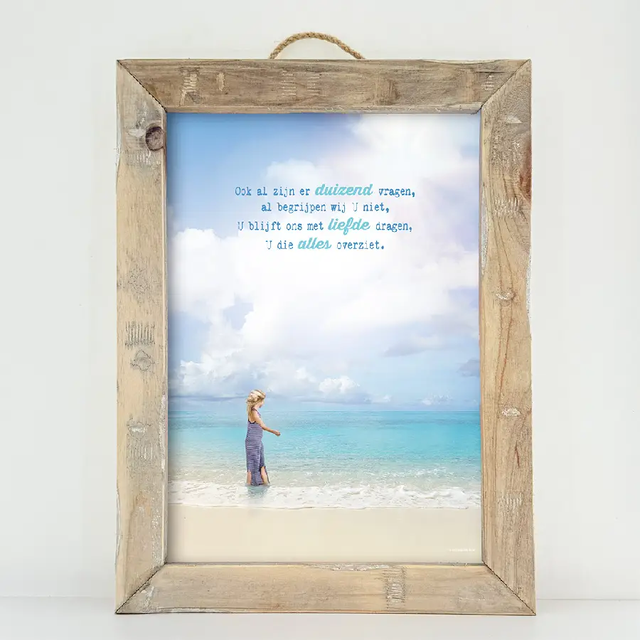 Schilderij A3 Ook al zijn duizend vragen