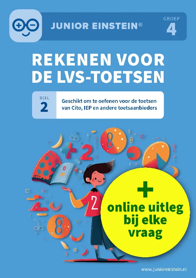 Rekenen voor de LVS-toetsen - Deel 2 - Groep 4 + Online video-uitleg