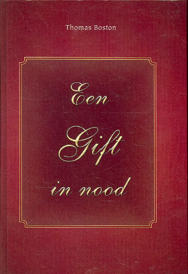 GIFT IN NOOD, EEN