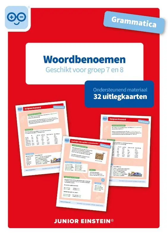 Grammatica Ondersteunend materiaal Woordbenoemen groep 7 en 8