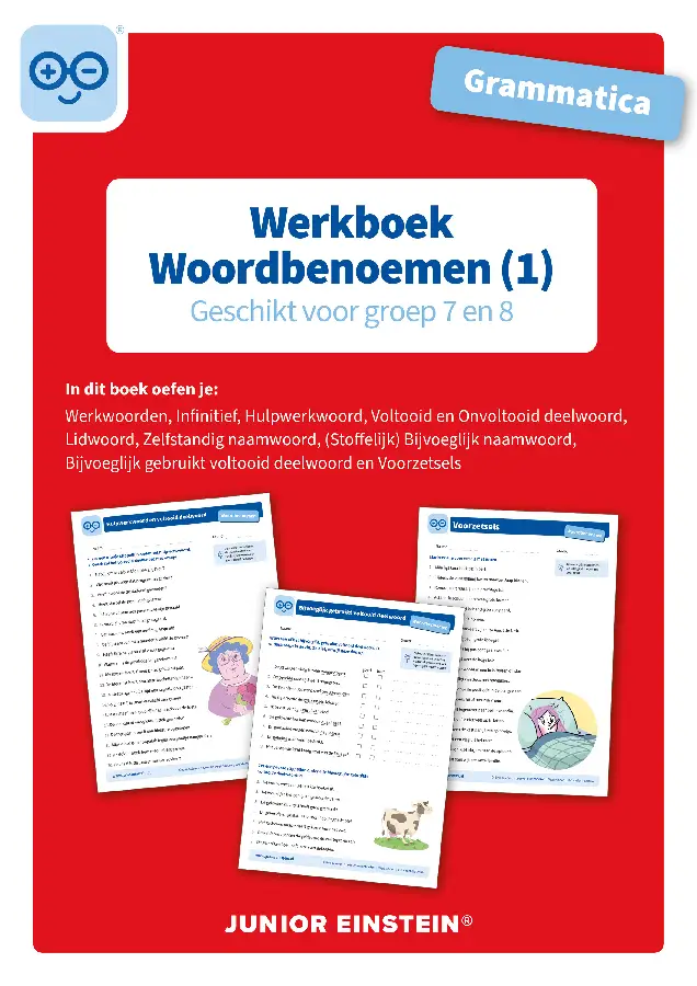 Werkboek Woordbenoemen Grammatica deel 1 Groep 7 en 8