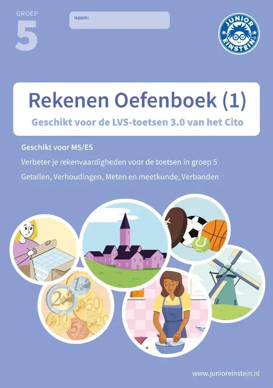 Rekenen Oefenboek deel 1 groep 5