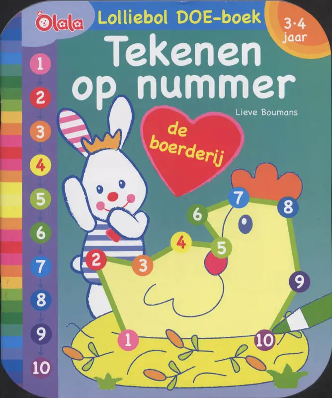 TEKENEN OP NUMMER, DE BOERDERIJ